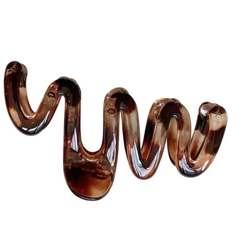652F Unique Wide Large Hair Claw Clip Ponytail Claw Wide Hair Holder Barrettes Hair Adornment Hair Ornaments
