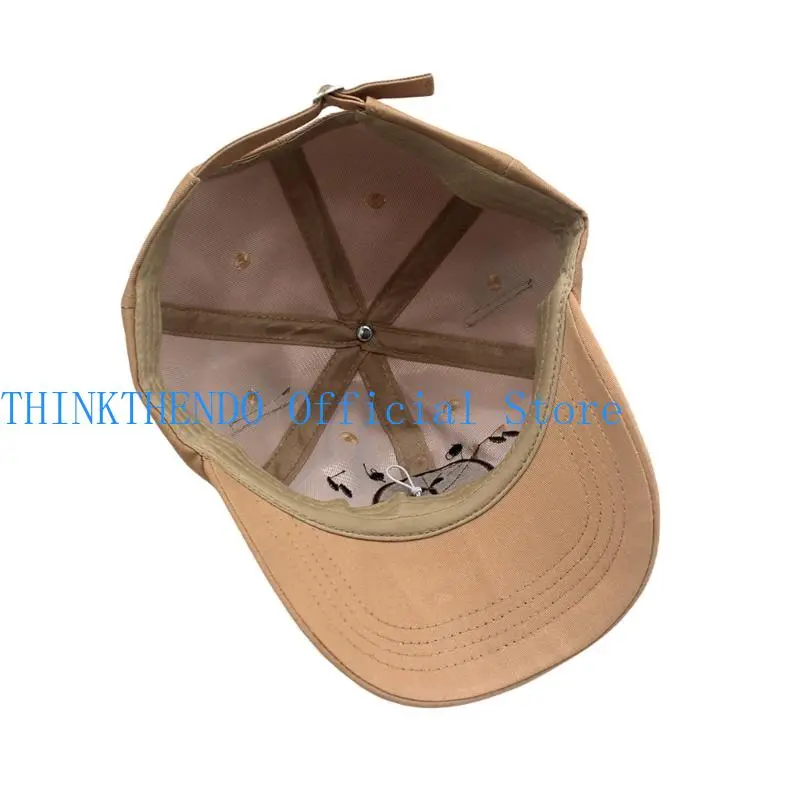 652F Cartoon Capybara Embroidered Baseball Caps Adjustable Dad Hat Novelty Design Sun Hat for Men and Women All Matching
