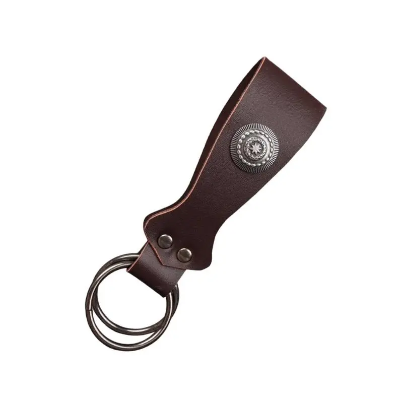 652F Keyring Belt Skirt Hikes Set Medieval Pirate Belt Waistband Accessory Halloween Cosplay Costumes Women Men