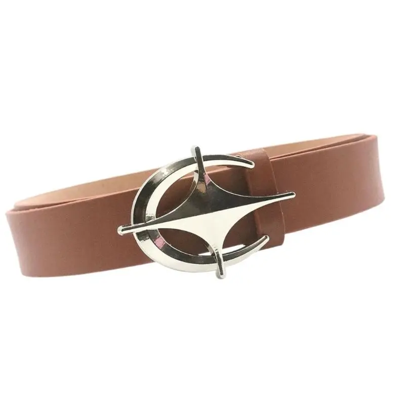652F Fashion Belt Woman Waist Decors Pants Belt Simple Skinny Belt Jeans Waistband Decorative Belt for Dress Waist Accessory