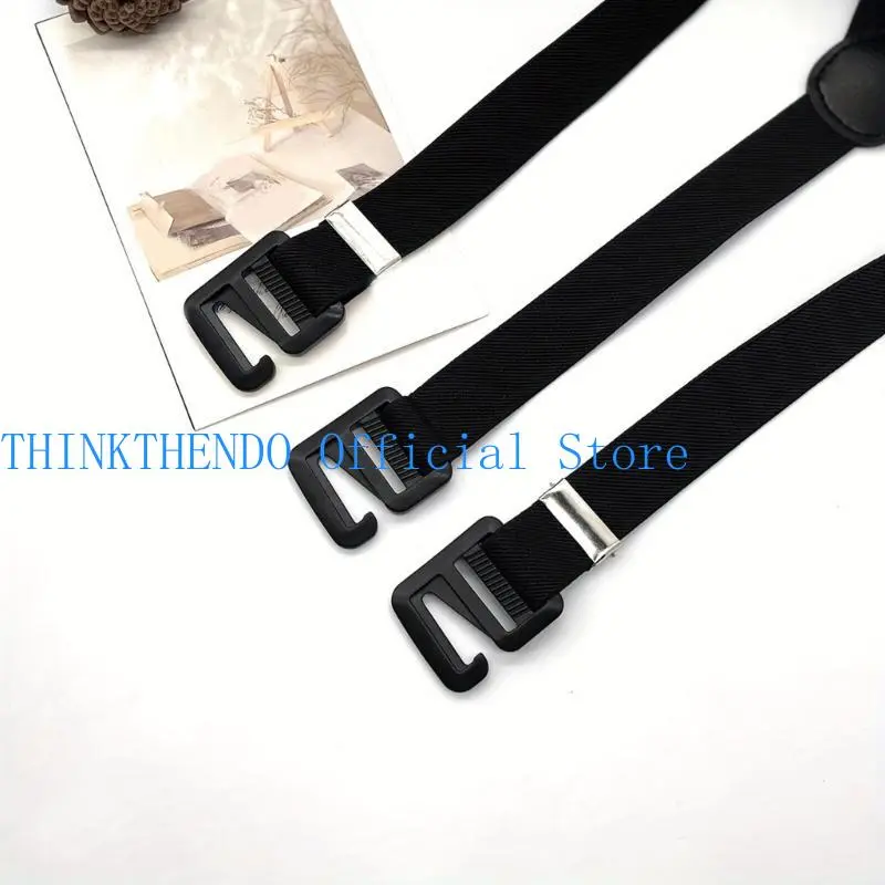 652F Stylish Polyester Suspenders Elastic Trouser Pants Brace Durability Suspenders for Trendy Adults and Fashion