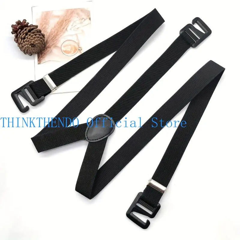 652F Stylish Polyester Suspenders Elastic Trouser Pants Brace Durability Suspenders for Trendy Adults and Fashion