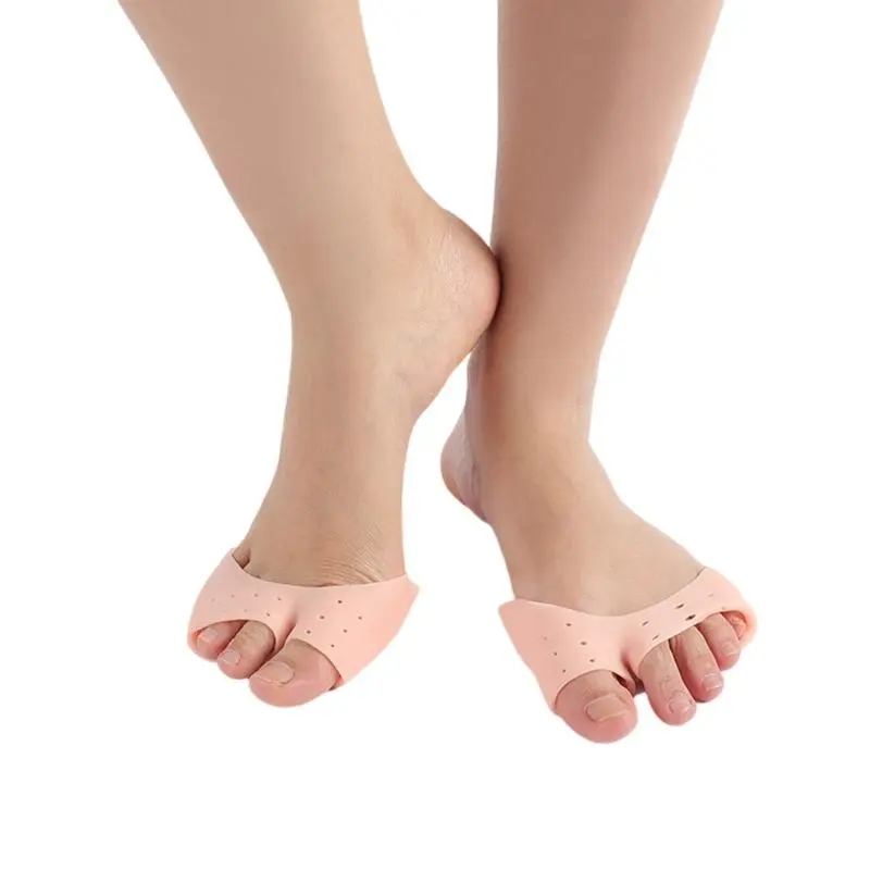 652F Ballet Pointe Pads Toe Pads Protector Pouches Toe Pad,Casual Use,Soft Ballet Silicone Gel Toe Caps for Women Girls