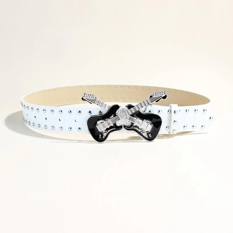 652F Versatiles Embossed Belt Adjustable Waistband Fashionable Women Decorative Belt for Men and Women