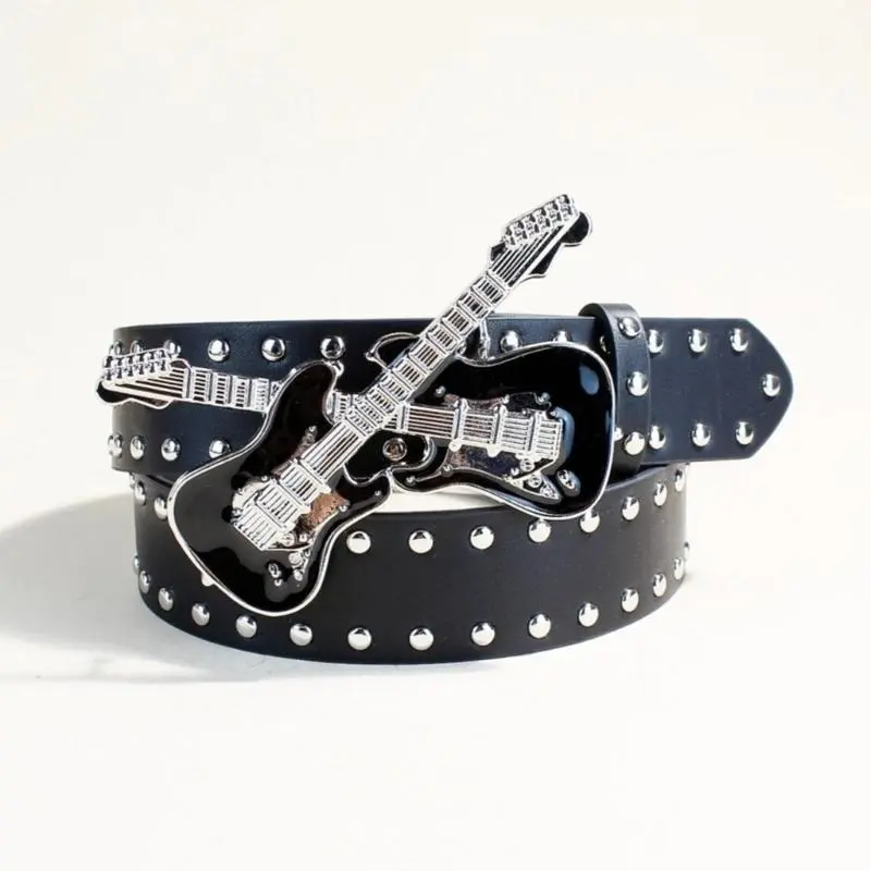 652F Versatiles Embossed Belt Adjustable Waistband Fashionable Women Decorative Belt for Men and Women