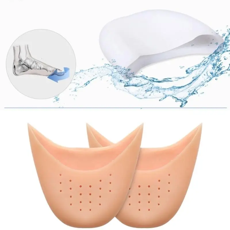 652F Toe Cover Toe Protectors Silicone Toe Pouches Gel Pads Pointe Shoes Protectors Gel Sock Pads Ballet Dance Toe Caps
