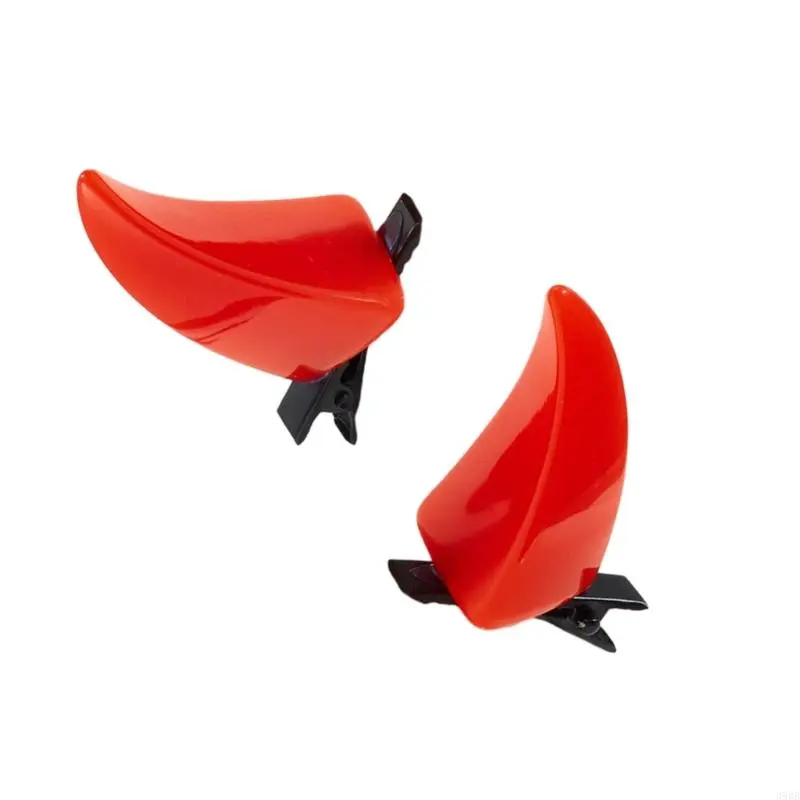Devil Mini Dragon Horn Hair Clip Barrettes Halloween Cosplay Masquerade Headwear Hairpin Devil Cosplay
