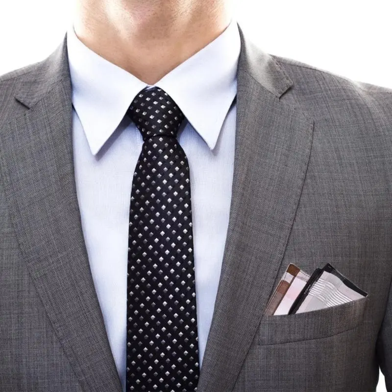39BB 40x40cm Handkerchief for Men Daily Formal Use Pocket Cloth Breathable Square Handkerchief Towel for Gentleman 3Pieces