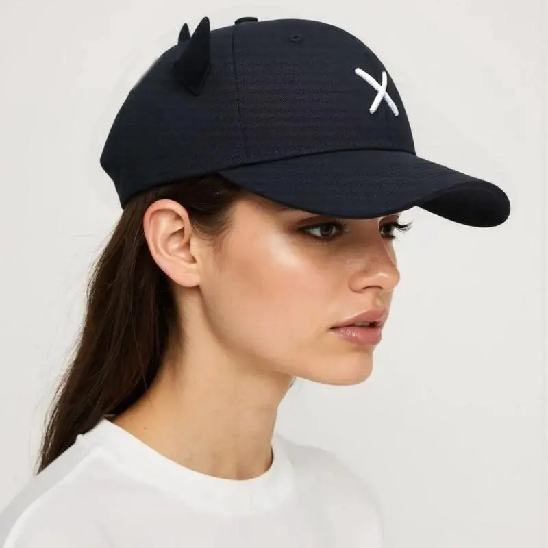 652F Kitten Baseball Hat for Girls Women Embroidery Letter Casual Hat for Sports Gym Mountain Camping Hat Outdoor Activity