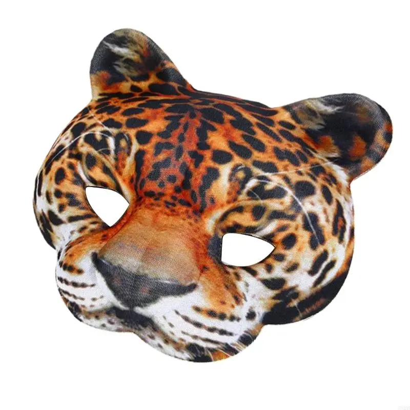 Unisex Animal Face Mask Tigre Mask Leopard Mask Party Mask Halloween Christmas Carnivals Cosplay Costumes Props Gifts