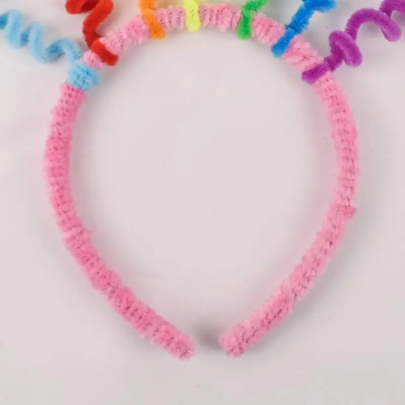 652F Fashion Multi Color Funny Hair Hoop Headband with Decor Stage Children's Day Kids Styling for Head