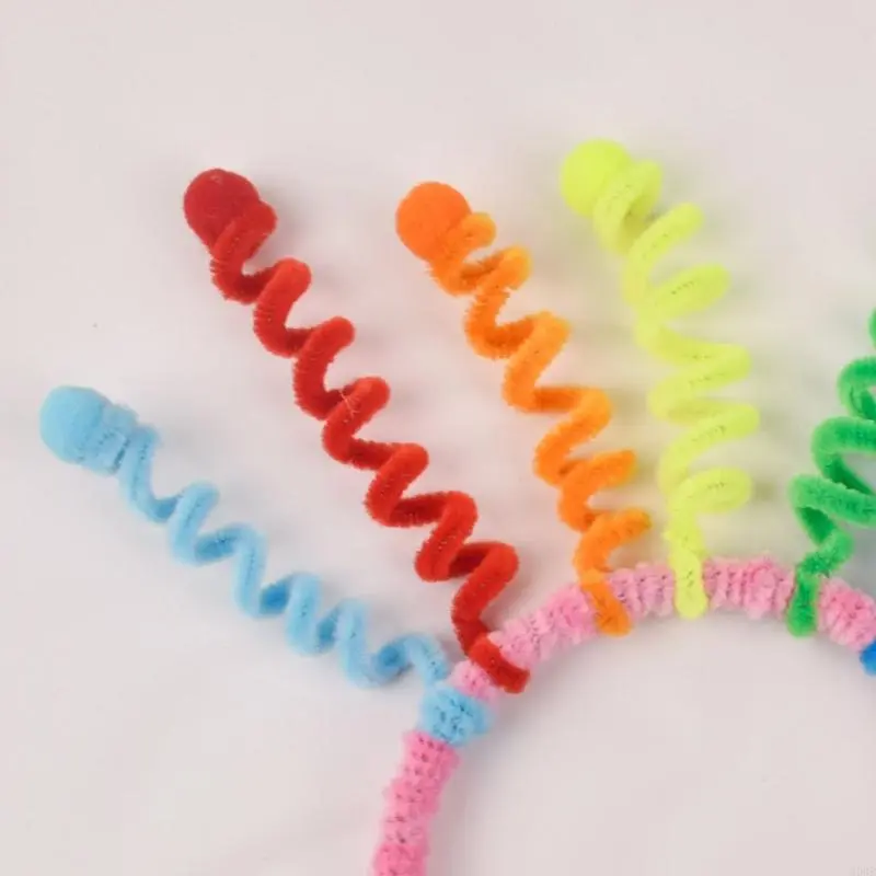 652F Fashion Multi Color Funny Hair Hoop Headband with Decor Stage Children's Day Kids Styling for Head