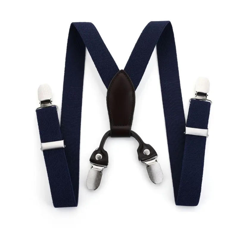 652F Vintage Styles Suspenders Toddlers Elastics Polyester Suspenders Daily Wear with Flexible Waistband Attachments