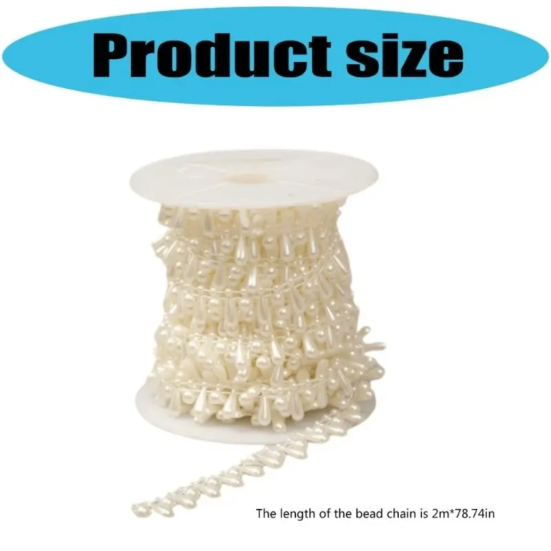 652F Artificial Pearls Necklace for DIY Projects and Party Decorations Artificial Pearls Jewelry Making Accessories