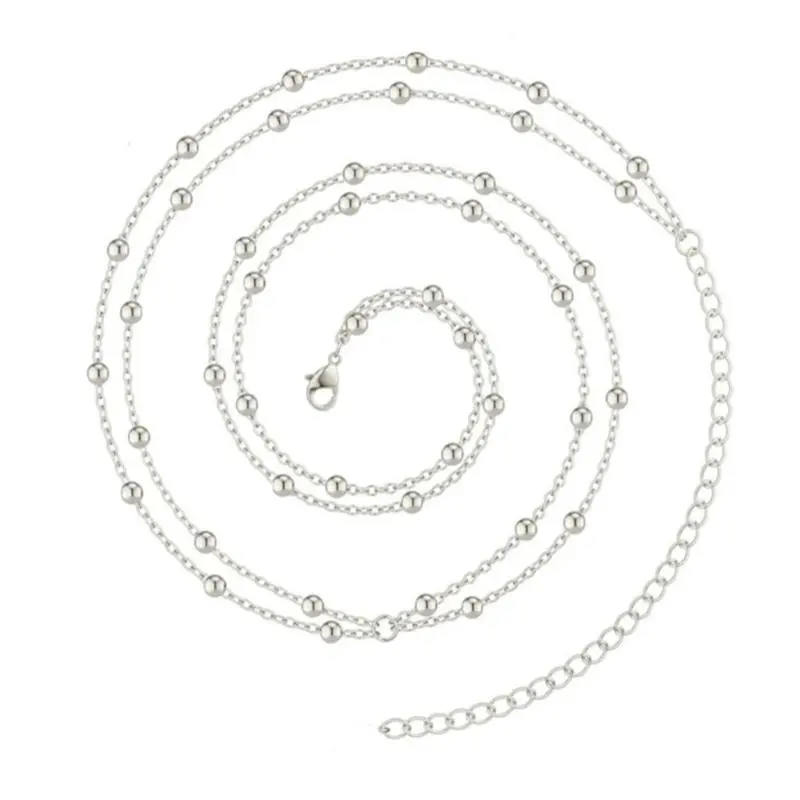 652F Modern Beads Waist Belt Belly Chain for Dress Chain Belt for Women Waist Chain Belt Belly Dance Accessories