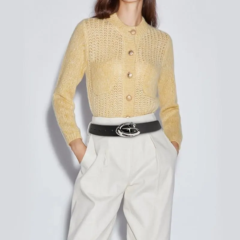 652F Waist Belt Round Buckle Classical Skinny Belt for Dress Casual Wear PU Skinny Belt for Wrap Dress Pants