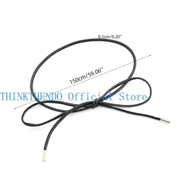 652F Creative Female Slimming Waist Chain Delicate PU Leather Belt Banquets Dress Women Banquets Proms Knotted Waist Belt
