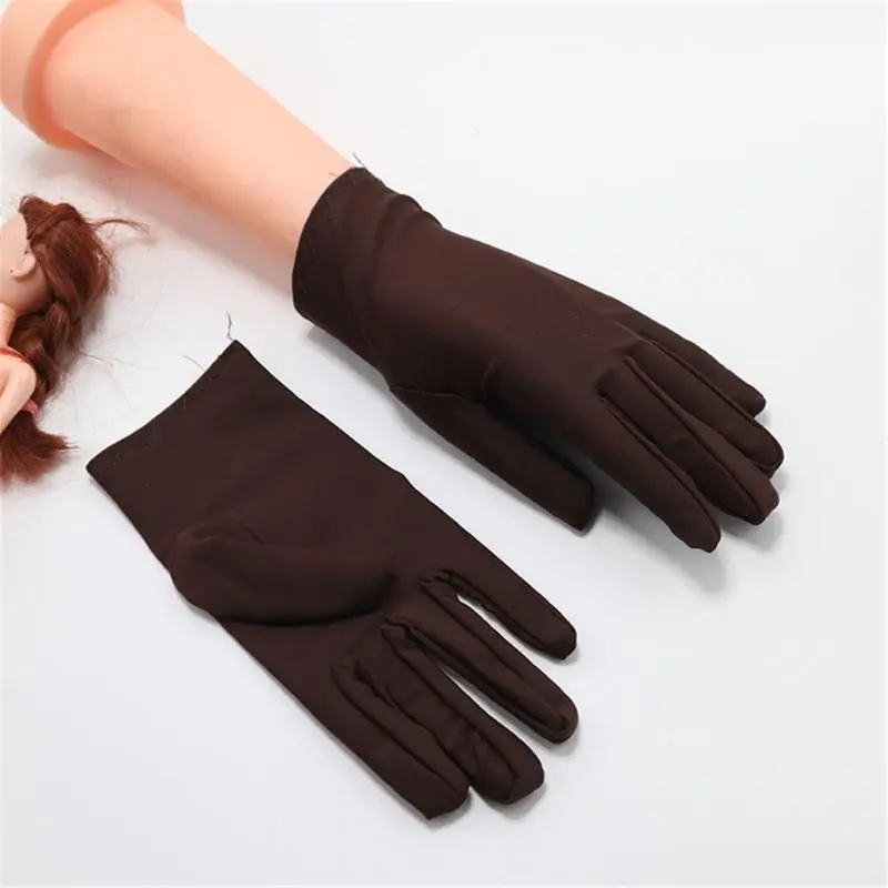 652F 2pcs Flexible Spandex Gloves Durability Antiskid Gloves Fitness Cycling Mittensfor Cycling, Fitness, and Household Tasks