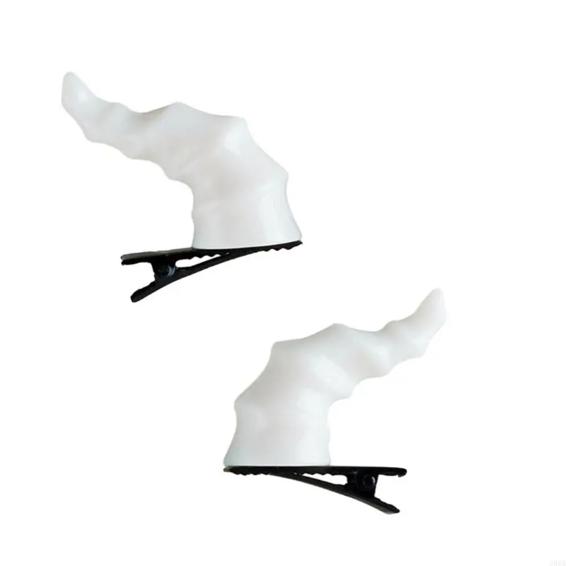 Devil Mini Dragon Horn Hair Clip Barrettes Halloween Cosplay Masquerade Headwear Hairpin Devil Cosplay