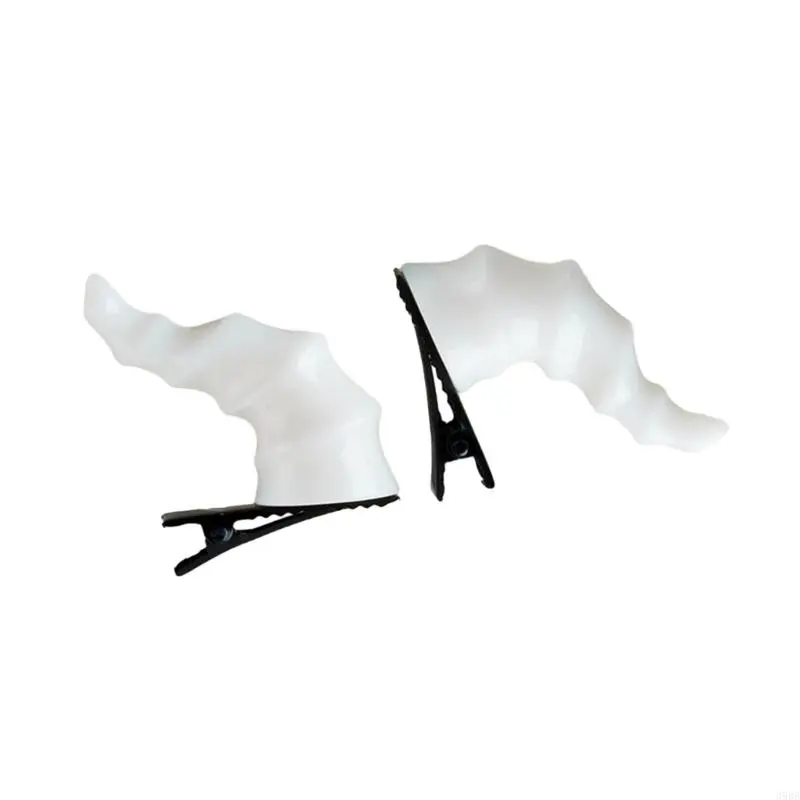 Devil Mini Dragon Horn Hair Clip Barrettes Halloween Cosplay Masquerade Headwear Hairpin Devil Cosplay