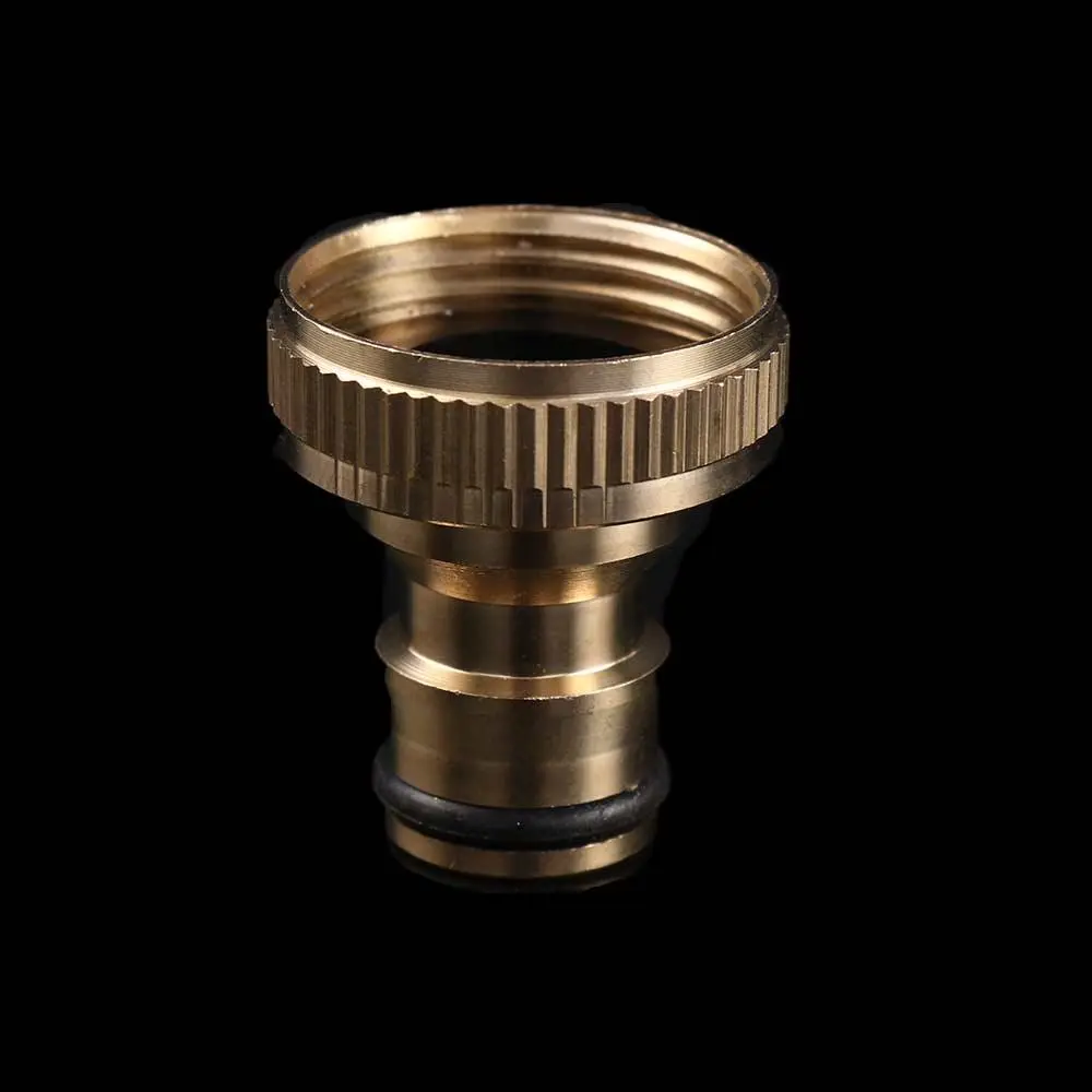 Useful High Quality Tool Fitting Gardening Hosepipe Tube Pipe Threaded Tap Brass Quick Connector Adaptor