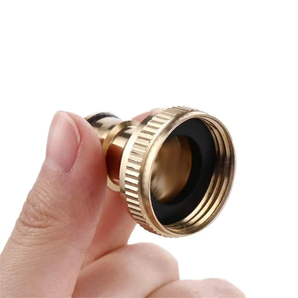 Useful High Quality Tool Fitting Gardening Hosepipe Tube Pipe Threaded Tap Brass Quick Connector Adaptor