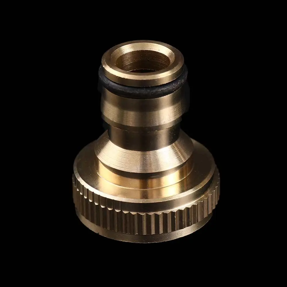 Useful High Quality Tool Fitting Gardening Hosepipe Tube Pipe Threaded Tap Brass Quick Connector Adaptor