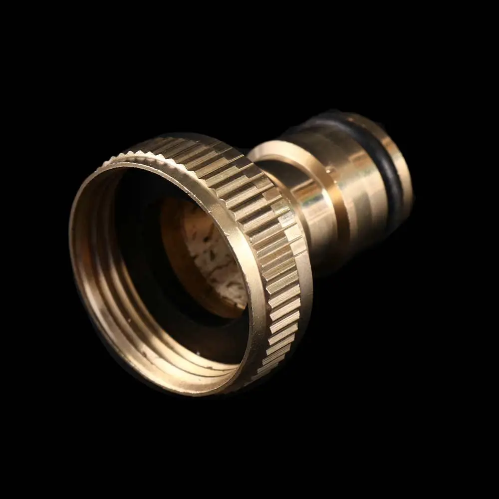 Useful High Quality Tool Fitting Gardening Hosepipe Tube Pipe Threaded Tap Brass Quick Connector Adaptor