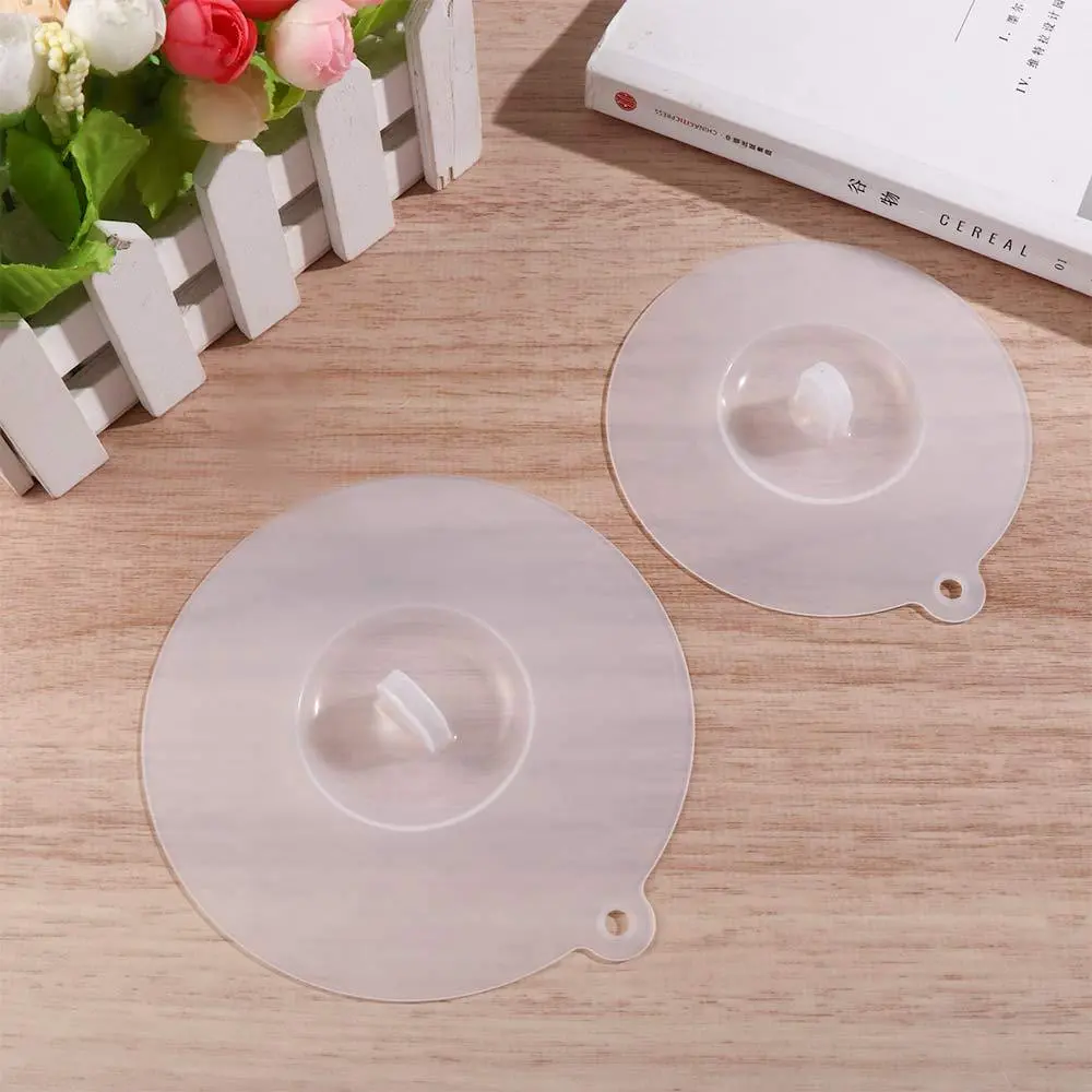 Leakproof Safe Grade Seal Lid Heat-resistant Anti Dust Prevent  Flies Kitchen Gadgets Cup Lids Bowl Cover Cup Cover Cup Seals
