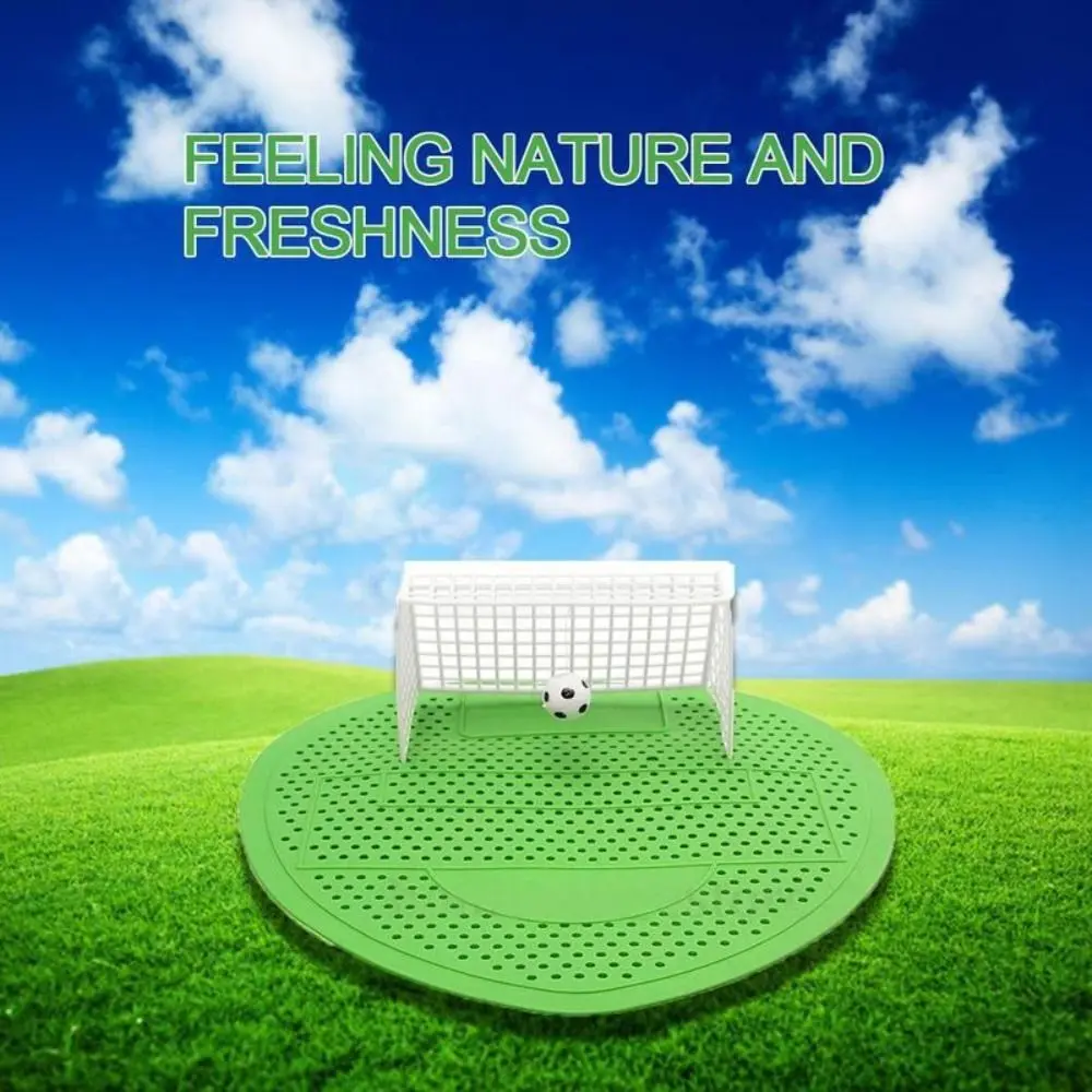 Cleaning Aromatic Urinal Screen Prevent Splashing Football Goal Urinal Mat Anti-Clog Desodorisant Men's Toilet