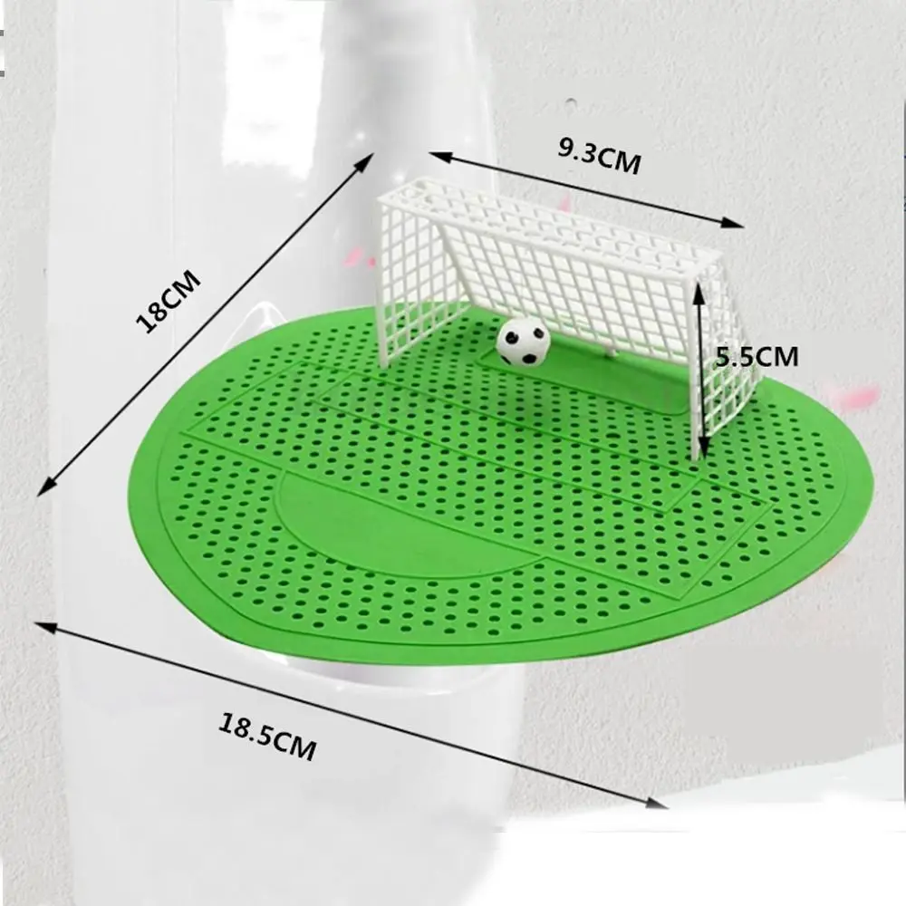 Cleaning Aromatic Urinal Screen Prevent Splashing Football Goal Urinal Mat Anti-Clog Desodorisant Men's Toilet