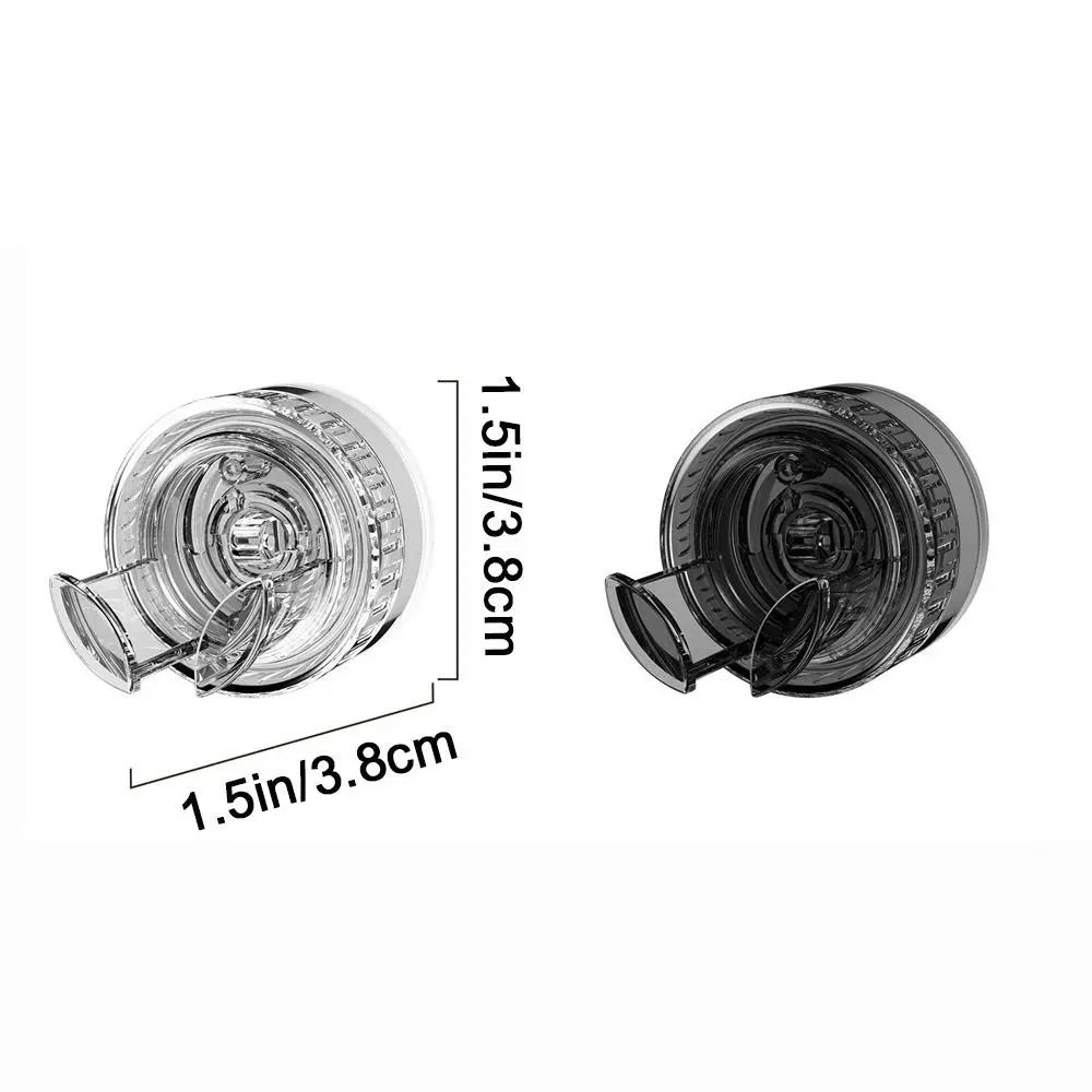 Plastic Suction Cup Electric Toothbrush Holder Wall Mounted Removable Toothbrush Storage Hook Hole-Free Reusable Plug Hooks