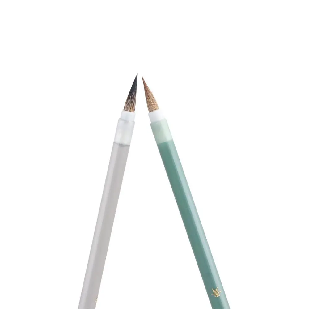 Chinese Brushes Hook Line Fine Paint Brush Crisperding Wolf Hair Chinese Calligraphy Brush Slender Gold Arcylic