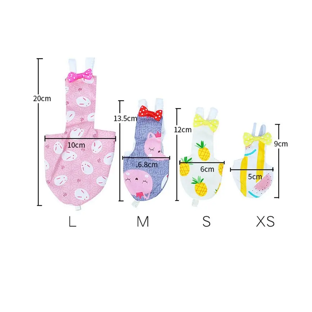 1 Pcs Colorful for Small Medium Large Birds Washable with Bowtie Pigeons Pants Parrot Diaper Pet Clothes Birds Flight Suit