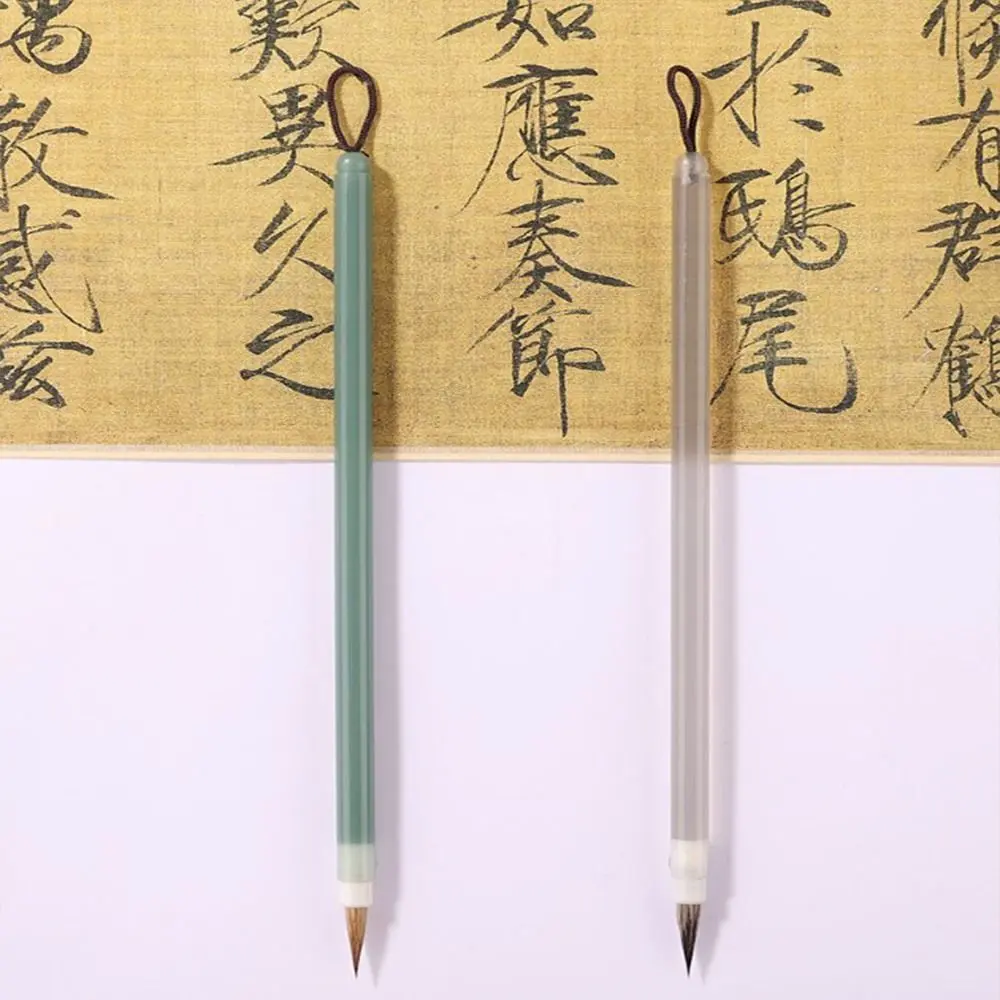 Chinese Brushes Hook Line Fine Paint Brush Crisperding Wolf Hair Chinese Calligraphy Brush Slender Gold Arcylic