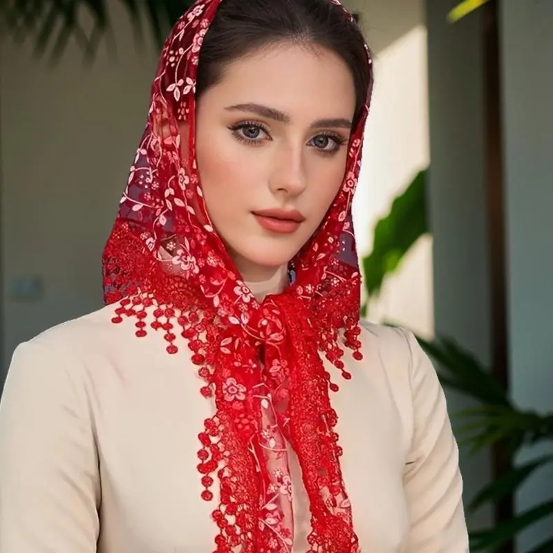 652F Women Bridal Wrap for Dressing Up Your Outfits Shawl for Wedding Dress Wrap Elegant and Trendy Lace Shawl