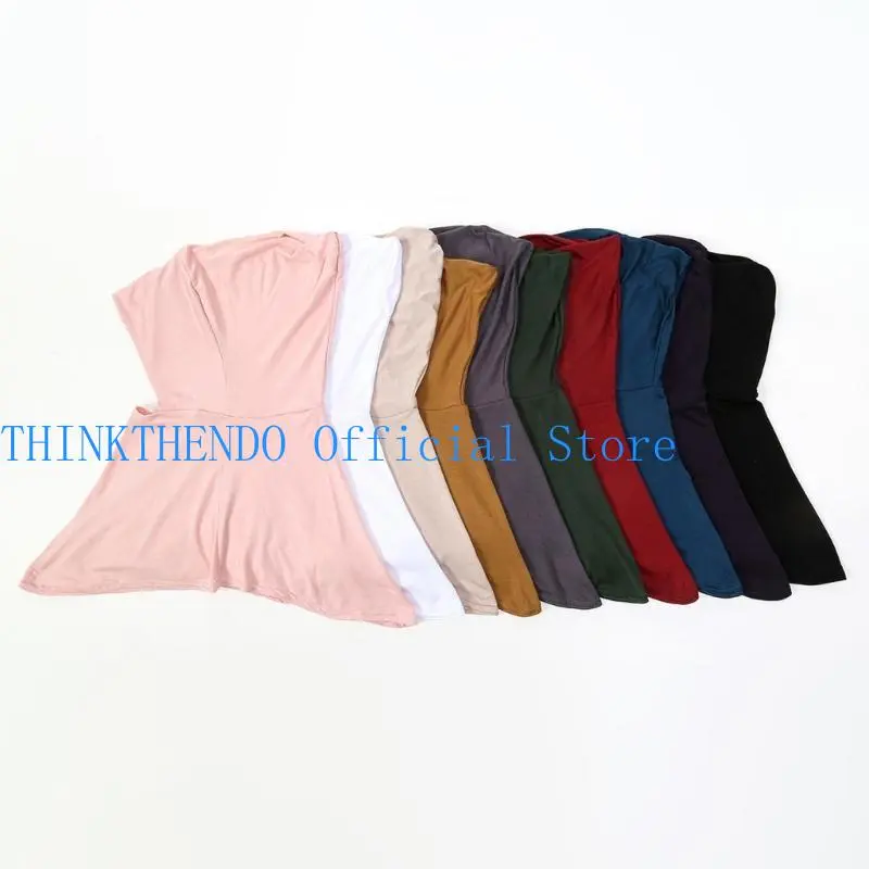 652F Muslims Turban Women Headscarf Hat Adjustable Light weight Hat Fashionable Hat  for Women and Men