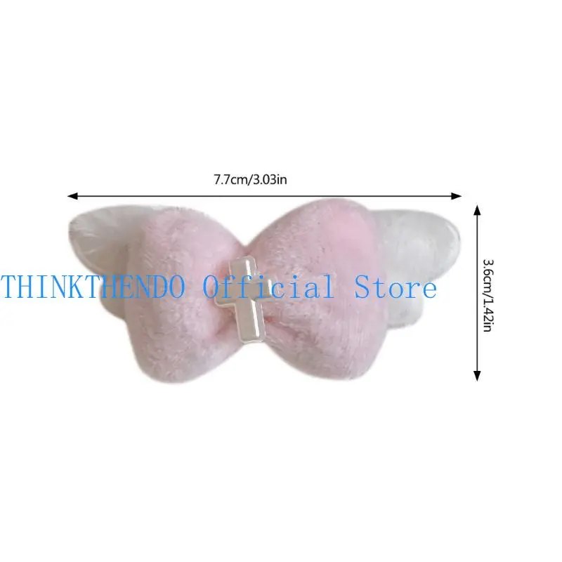 39BB Unique Hairpin Elegant Hair Clip With Butterfly Bows Hairpieces Women's Hair Decoration For Ladies And Kids