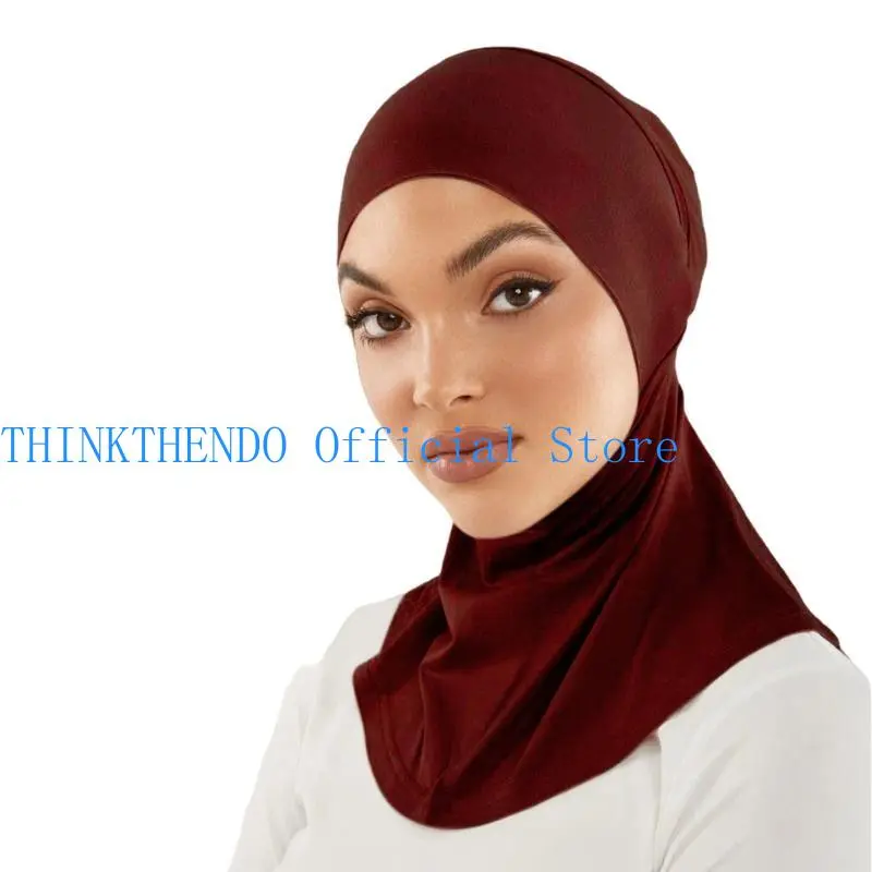 652F Muslims Turban Women Headscarf Hat Adjustable Light weight Hat Fashionable Hat  for Women and Men