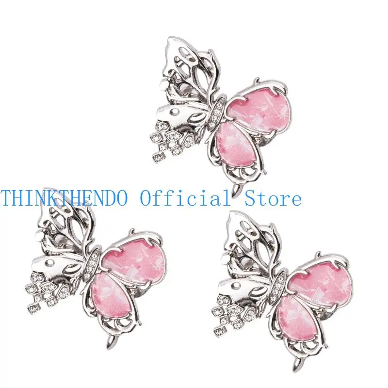 39BB Set Of 3 Butterfly Waist Adjuster Clip Waist Tightening Tool for Women Clothing