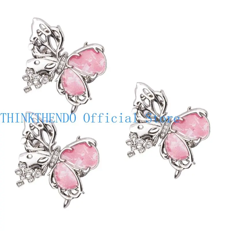 39BB Set Of 3 Butterfly Waist Adjuster Clip Waist Tightening Tool for Women Clothing