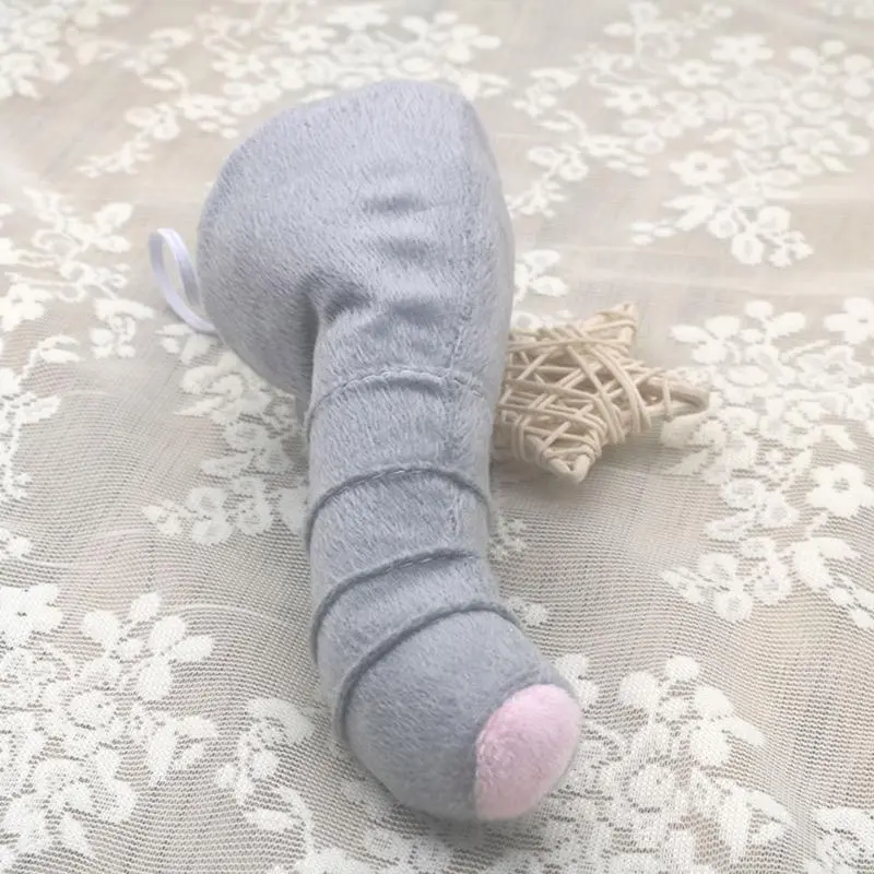 652F Elephant Costume Set Elephant Ear Headband Tail Tie Nose Glove Skirt for Kid Halloween Christmas Animal Cosplay