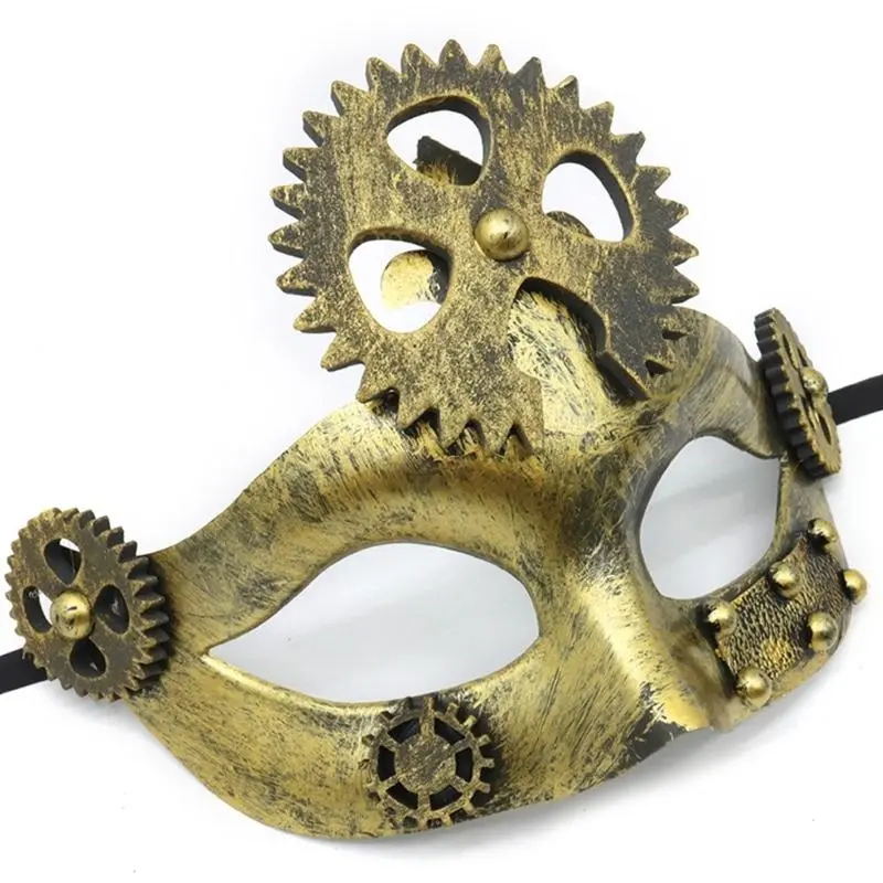 39BB Antique Masquerade Mask Ball Mask Christmas Mask for Women Men Mardi Gras Mask Halloween Cosplay Mask