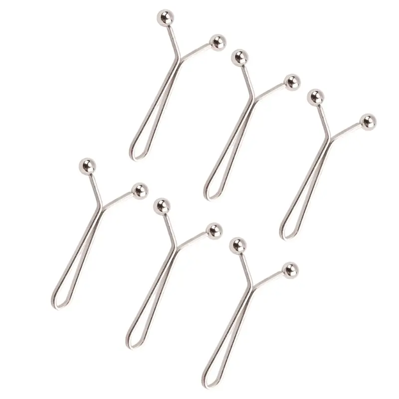 652F Hijab Pins Set of 6 Safety Clips for Women's Scarf and Headscarf Jewelry for Scarf and Headscarf Accessories