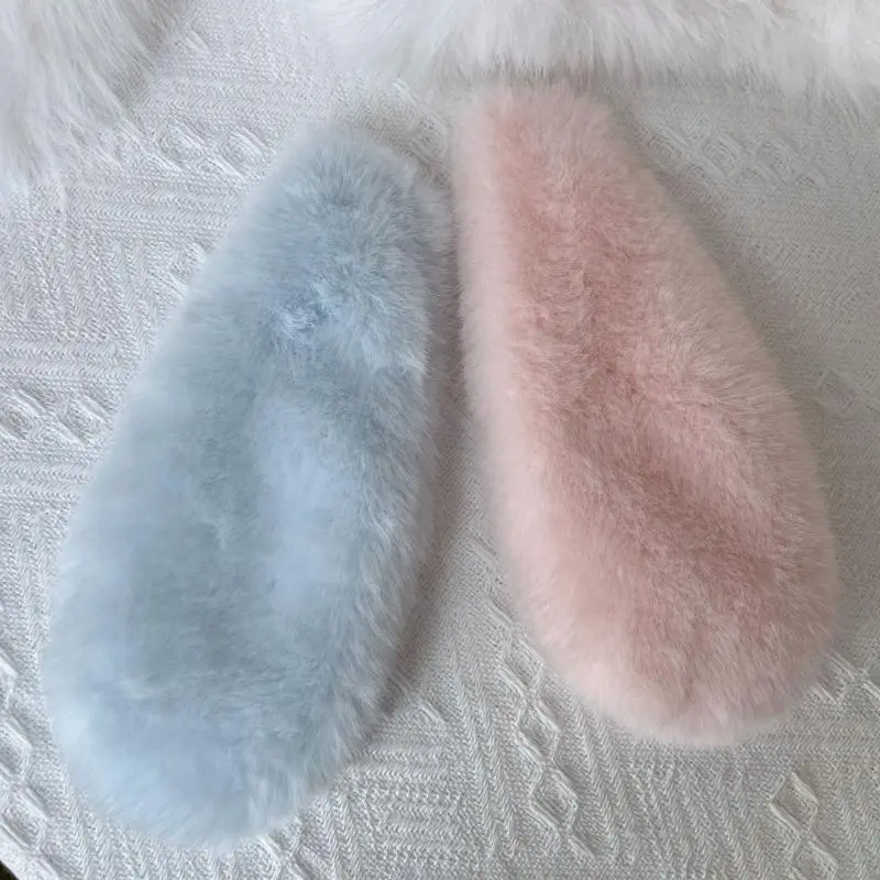 652F Party Fuzzy Ears Headbands Decoration Soft Furry Accessory with Bunnies for Everyday Looks and Special Occasion
