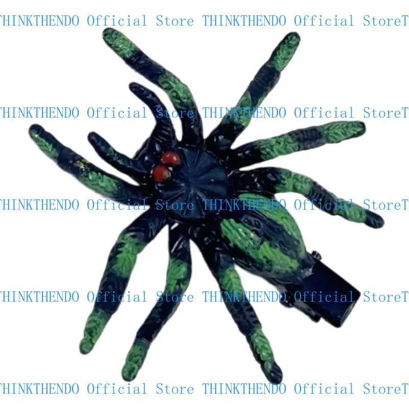 652F Spiders Pattern Hair Barrettes Antiskidding Halloween Hairclip Makeup Hairpin Hair Accessory