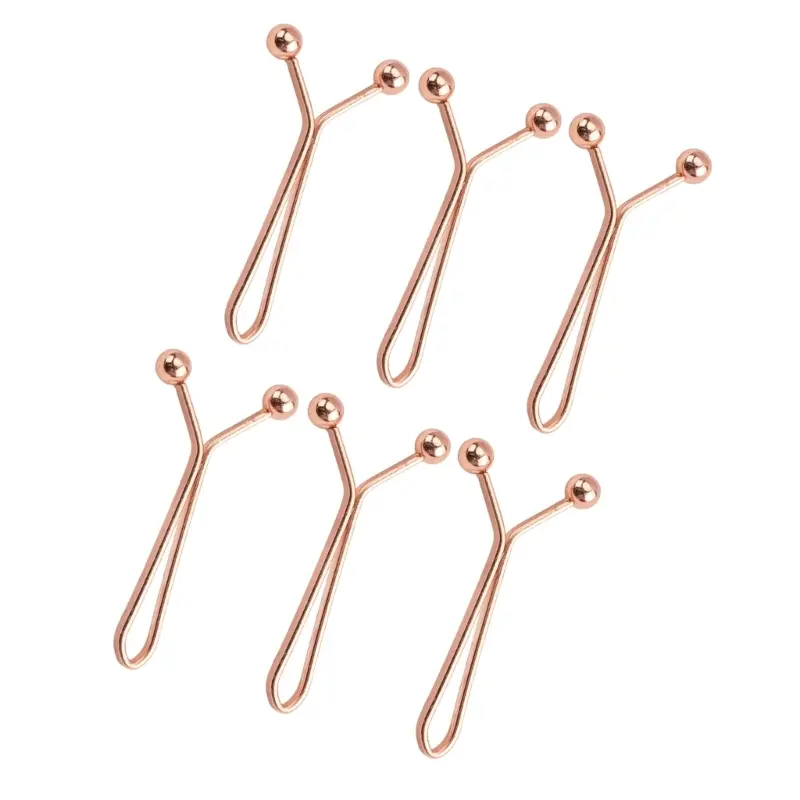 652F Hijab Pins Set of 6 Safety Clips for Women's Scarf and Headscarf Jewelry for Scarf and Headscarf Accessories