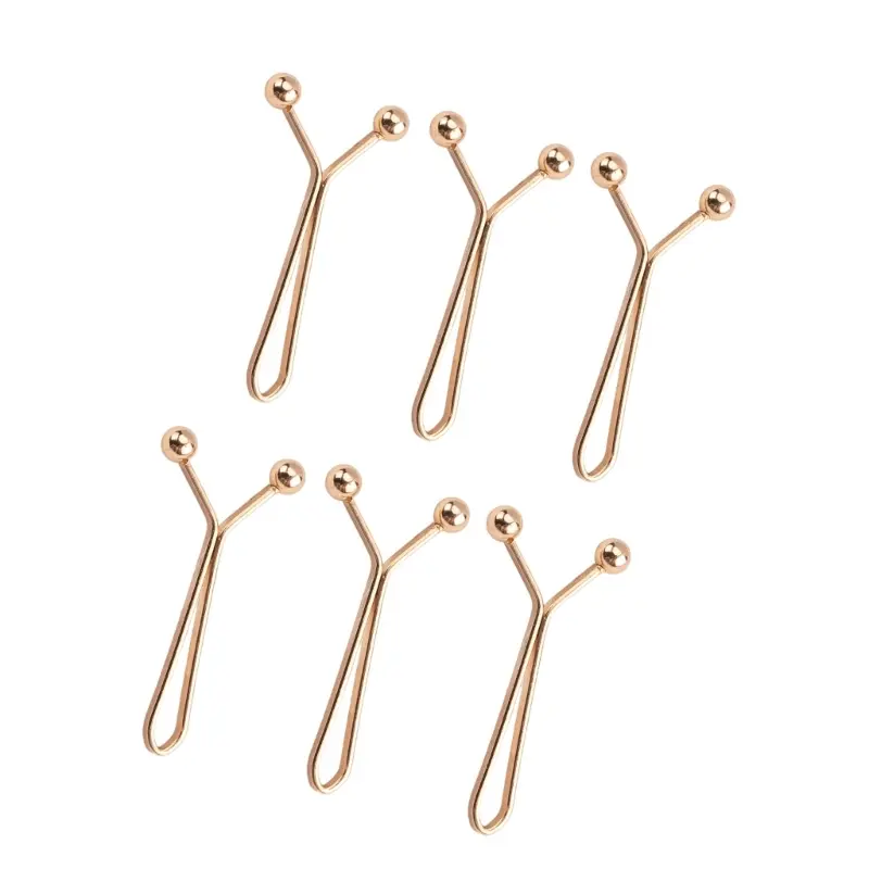 652F Hijab Pins Set of 6 Safety Clips for Women's Scarf and Headscarf Jewelry for Scarf and Headscarf Accessories