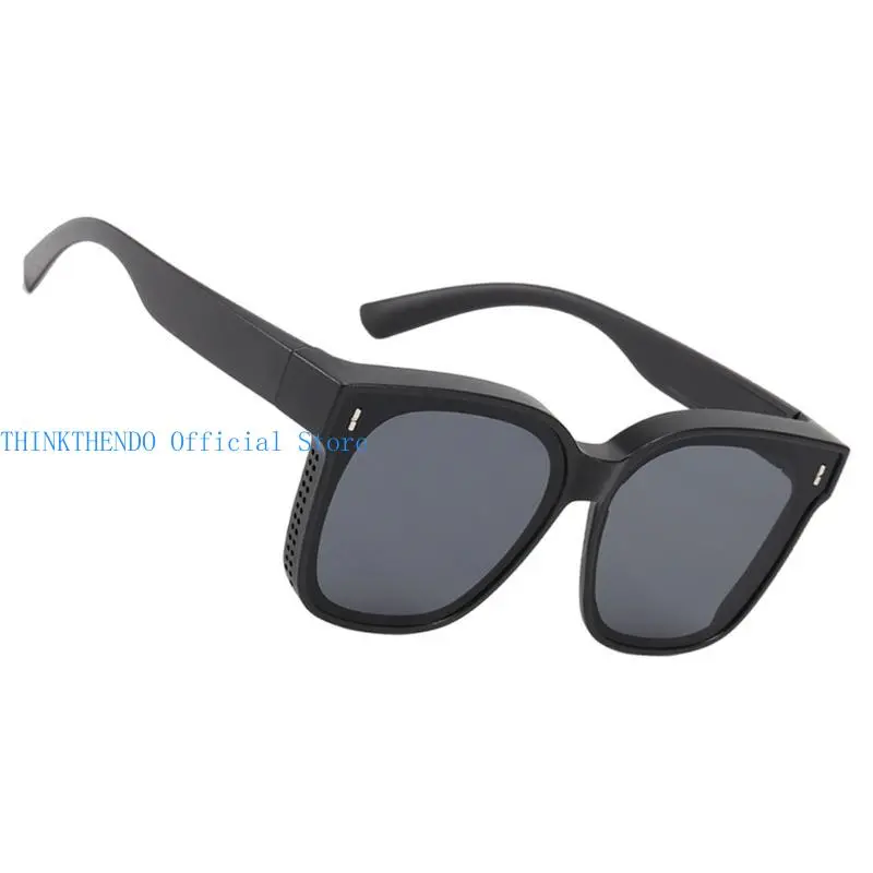 652F Stylish Frame Sun Glasses Women Oversized Shade Retros Driving Glasses for Driving and Beach Vacations