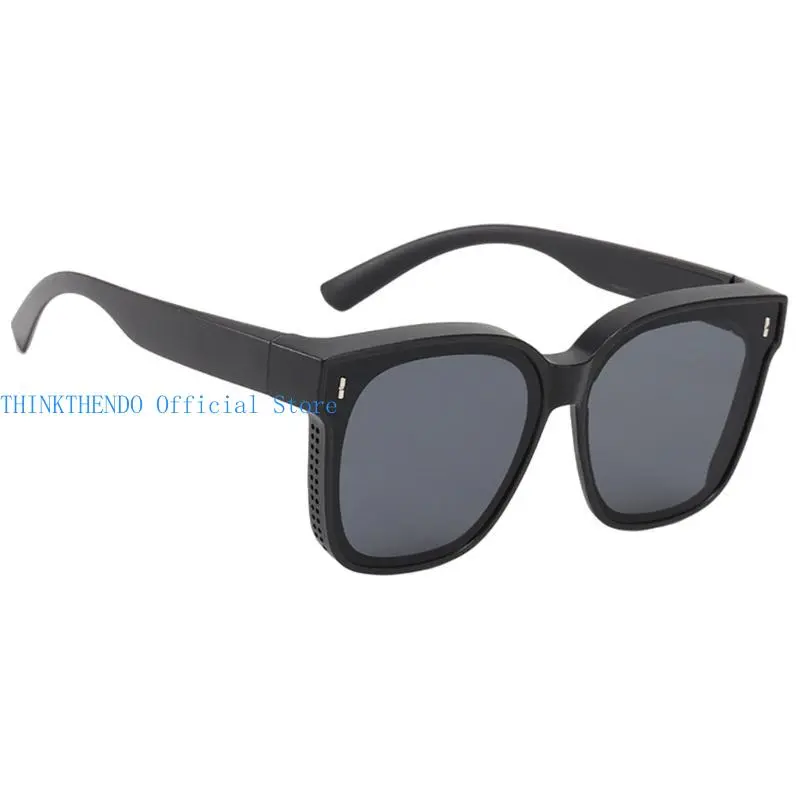 652F Stylish Frame Sun Glasses Women Oversized Shade Retros Driving Glasses for Driving and Beach Vacations